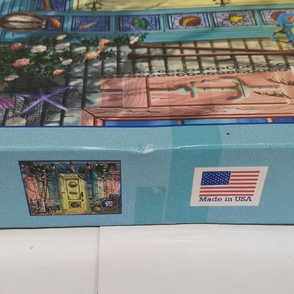 Heritage The Beach House Puzzle - Blue and Yellow - Picture 2 of 6